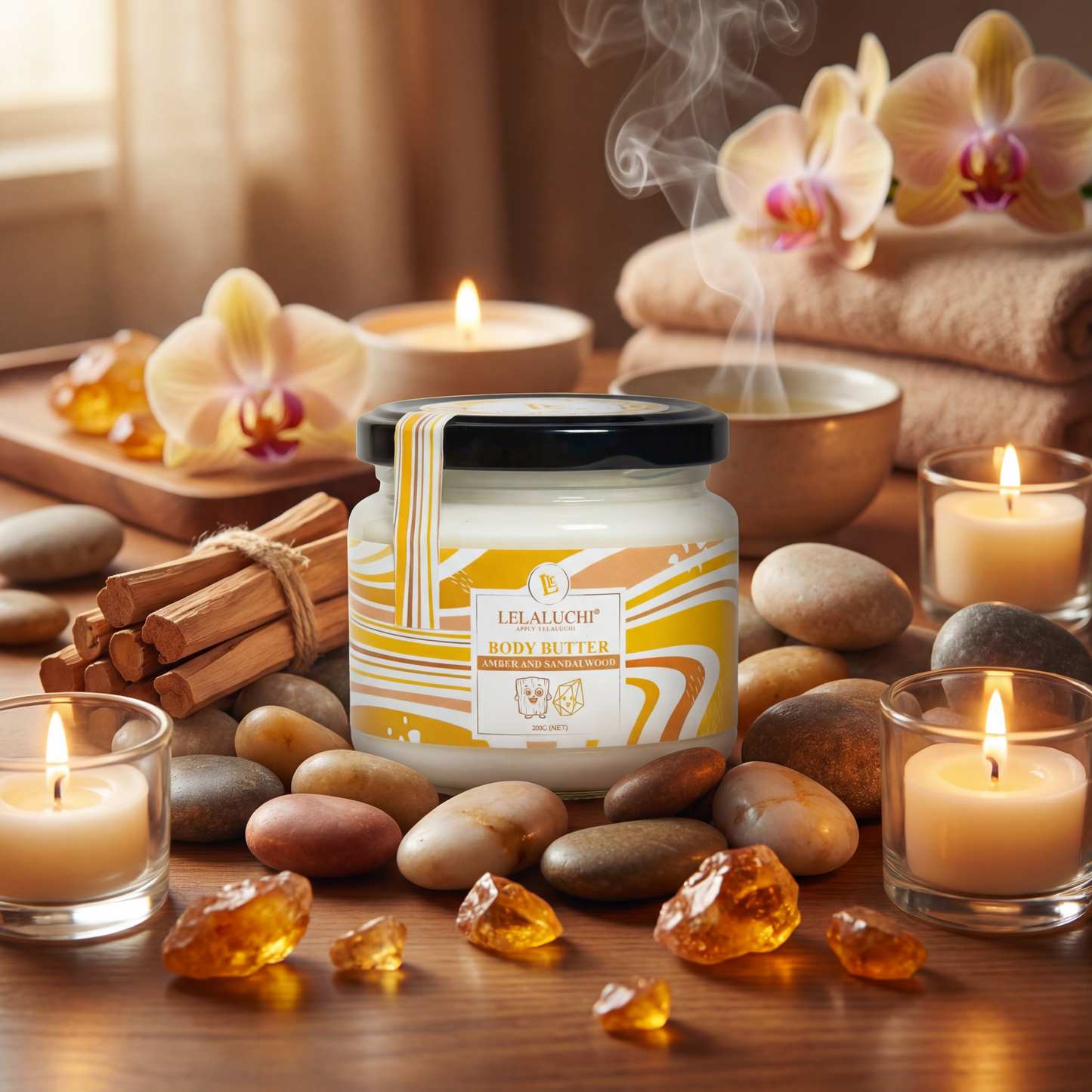 AMBER & SANDALWOOD BODY BUTTER