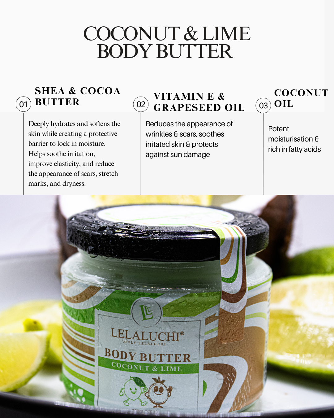 COCONUT & LIME BODY BUTTER