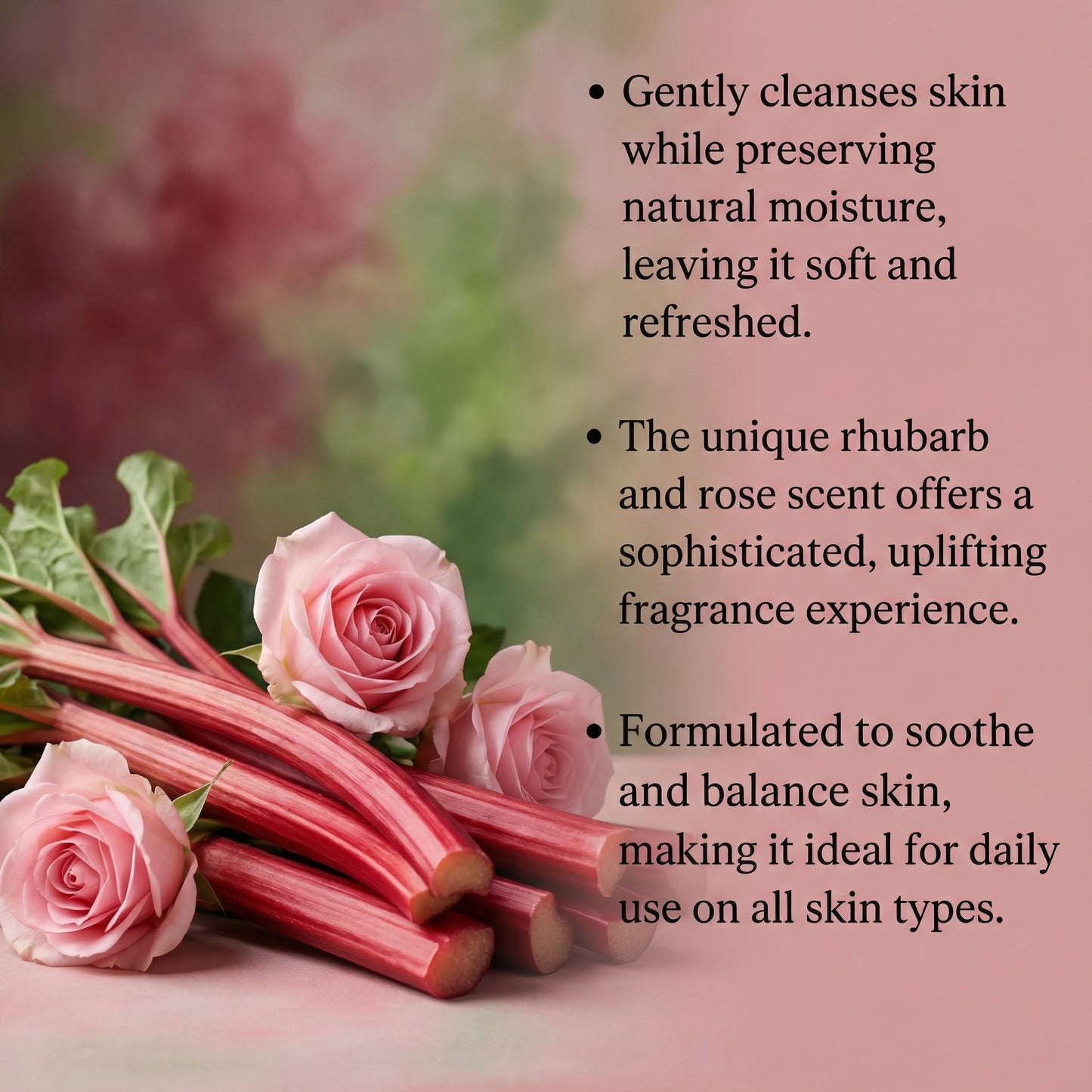 Regal Rhubarb & Rose Body cleanser