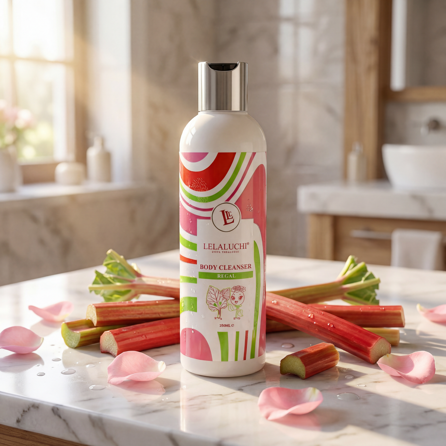 Regal Rhubarb & Rose Body cleanser