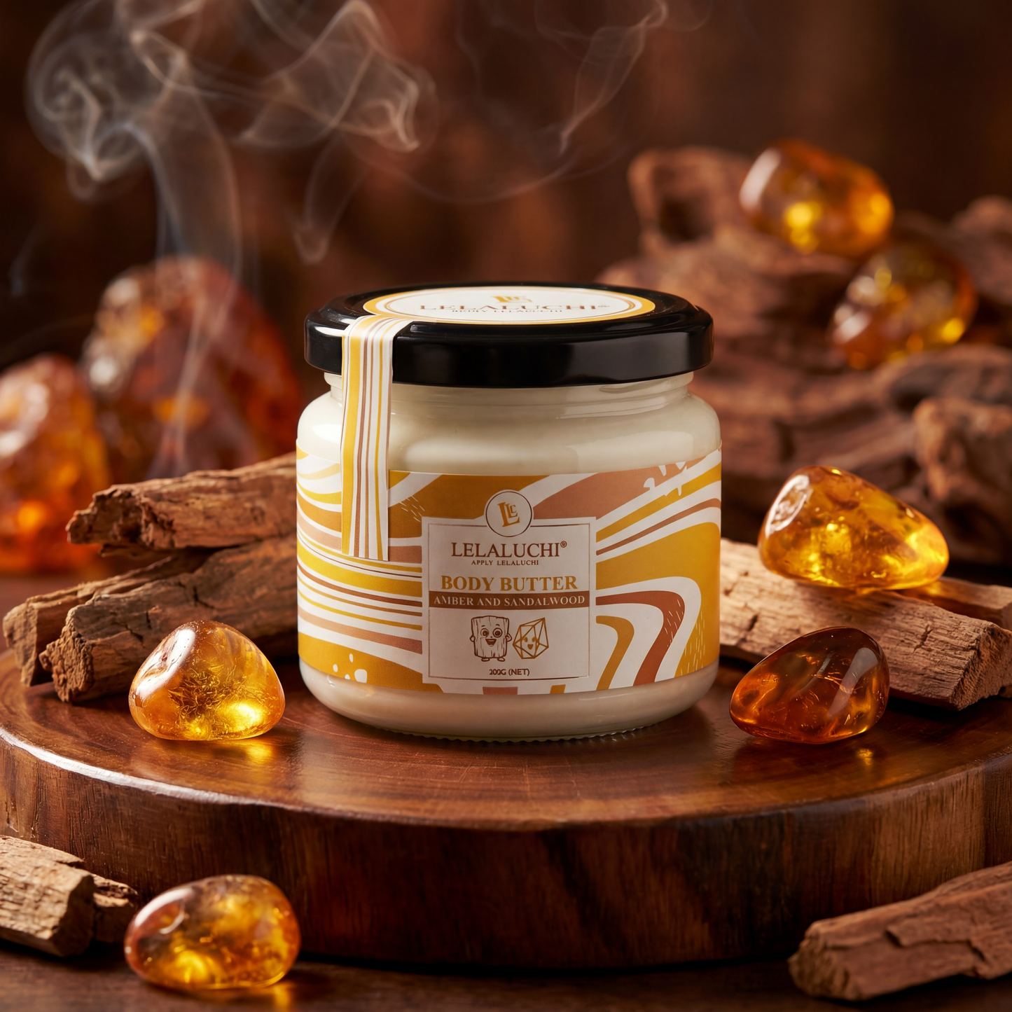 AMBER & SANDALWOOD BODY BUTTER