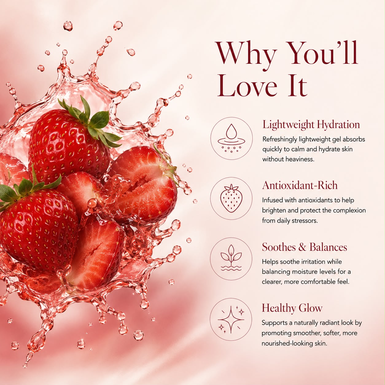 STRAWBERRY FACE GEL