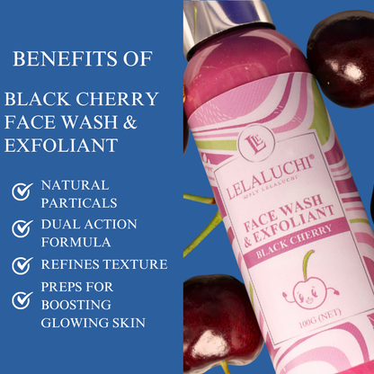 BLACK CHERRY FACE WASH & EXFOLIANT